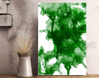 Printable Abstract Art | Green Print | Green Abstract | Wall Art | Art | Decor | Green Abstract | Instant Download | RegiaArt