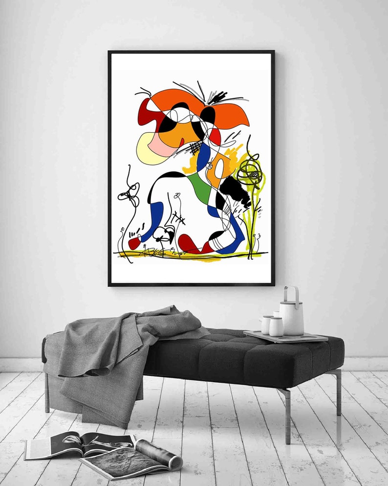 Home Decor Regiaart Instant Download Colorful Digital Drawing Printable Art Abstract Print 24x30 Line Wall Art Expressionism Art Art Collectibles Digital Autorentreff Badcamberg De