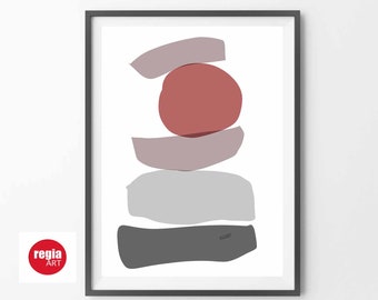 Large Printable Art, Abstract Art Prints, Colors Prints, Large Wall Art, Printable Minimal Art, Minimalist, Bedroom Prints, Instant Download