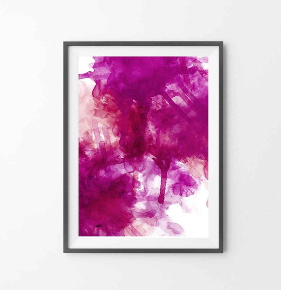 Purple Pink Wall Art Printable Abstract Printable Art Etsy