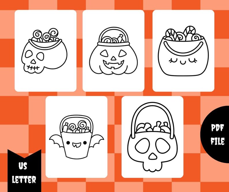 10 Cute Spooky Halloween Coloring Pages | Printable Halloween Coloring ...