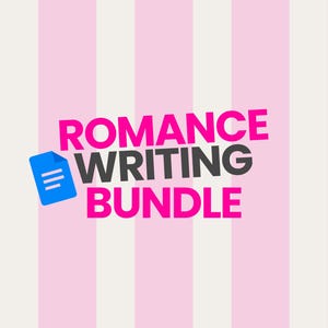 Romance Writing Kit Bundle | Romance Novel Template + Trope Outlines + Character Bible + 200 Prompts | Story Planner Google Docs