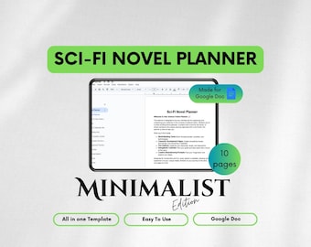 Ultimate Science Fiction Planner | World-Building & Character Creation for Writers | Google Docs