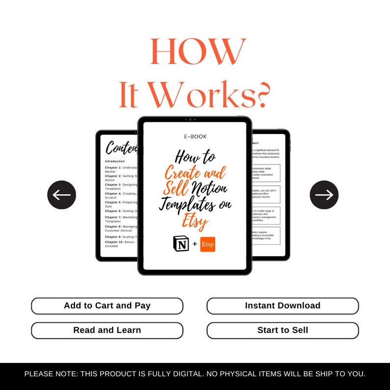 How to Create and Sell Notion Templates on Etsy: Ultimate Guide Ebook