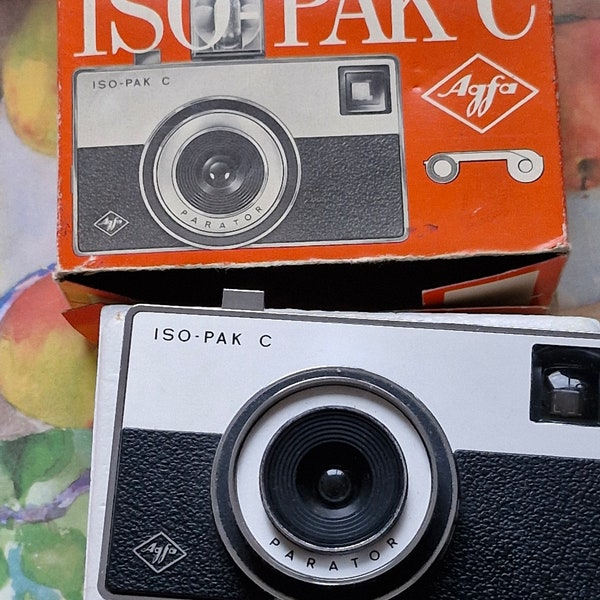 Appareil photo compact Agfa ISO-PAK 126 mm. Un bel appareil photo compact vintage