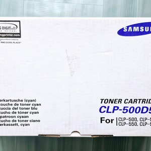 Samsung CLP-500D5 C Laser Toner 5000 pages Cyan Toner and laser cartridge