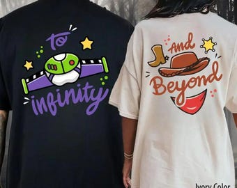 to infinity and beyond Shirt, Toy Story Inspired Hoodie, Disney Family Trip Sweatshirt, Retro Woody Buzz Tee, Comfort Colors