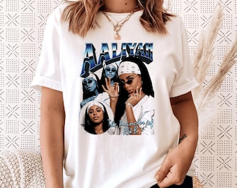 Aaliyah T Shirt - 90's - 2000s Rnb - Rock the Boat - Vntg Rap Tee
