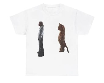 Destroy Lonely Standing Kitty Cat Funny T-Shirt, Anarchist Meme Sweatshirt for Cat Lovers with Attitude, Gift Hoodie For Him and Her