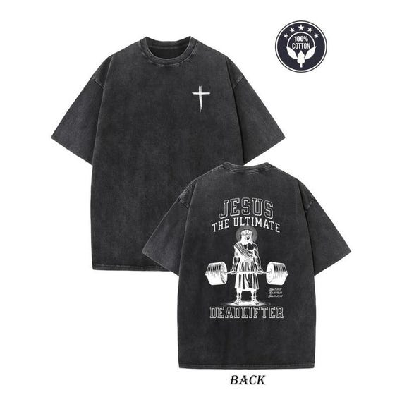 Jesus The Ultimate Deadlifter Sweatshirt, Funny Christian Hoodie, Funny Jesus Shirt, Women's Religious Tee, Christian Gift, Gym Tee
