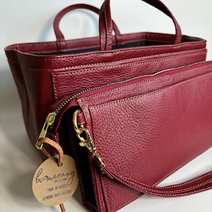 Bolsa • Organizer Bag with Wallet Bolsa Organizadora • Tote Bag • Bolsa con cartera • Leather Bag • Purse Tote Bag