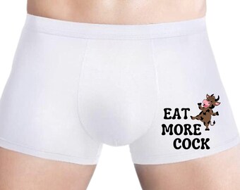 Funny Men's Boxer Briefs, Raunchy Underwear for Him, Gift for Him