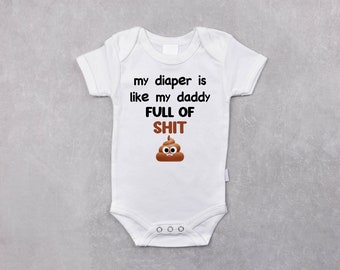 Funny Baby Bodysuit, Inappropriate Gift for Baby, Baby Shower Gift