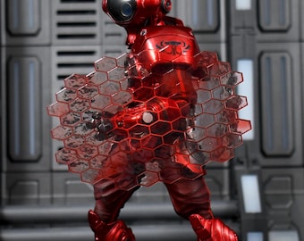 Custom Energy Shield Accessory compatible with Cosmic Legions figures - Style 4