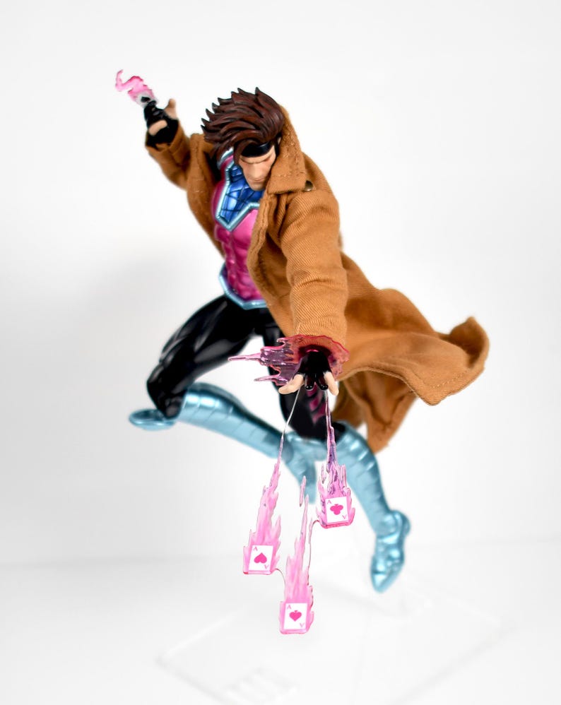 Custom Charged Cards Effect Piece Set - Great for Marvel Legends Gambit ...