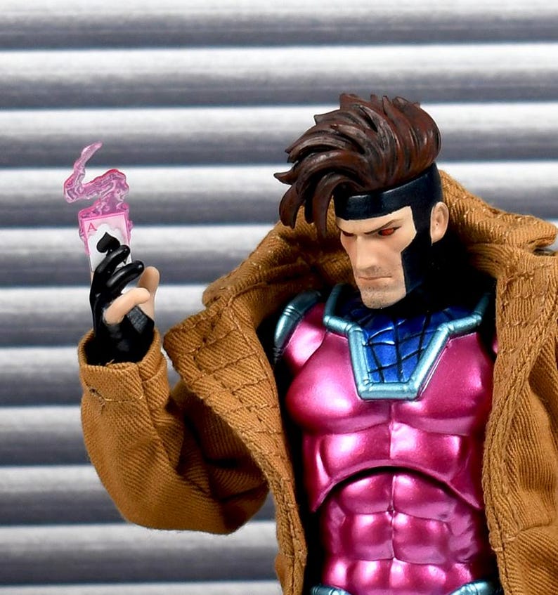Custom Charged Cards Effect Piece Set - Great for Marvel Legends Gambit ...