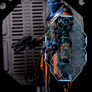Energy Shield Accessory compatible with Cosmic Legions figures - Style 1