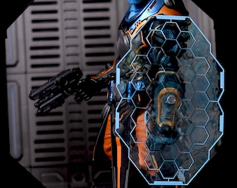 Energy Shield Accessory compatible with Cosmic Legions figures - Style 1