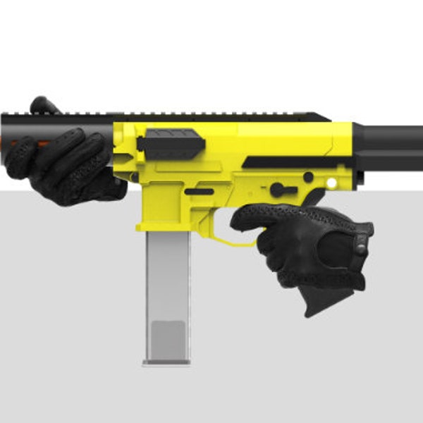 Pre-Order - New 2024 BK-2S Auto-Electric Blaster (AEG) - Yellow/Black