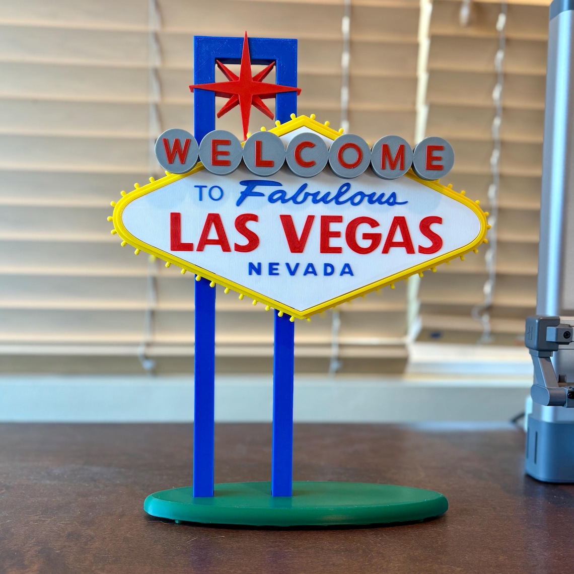 Welcome to Fabulous Las Vegas Sign 3D Printed Model - Etsy