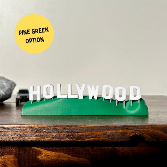 Hollywood Sign 3D Printed Model - Etsy