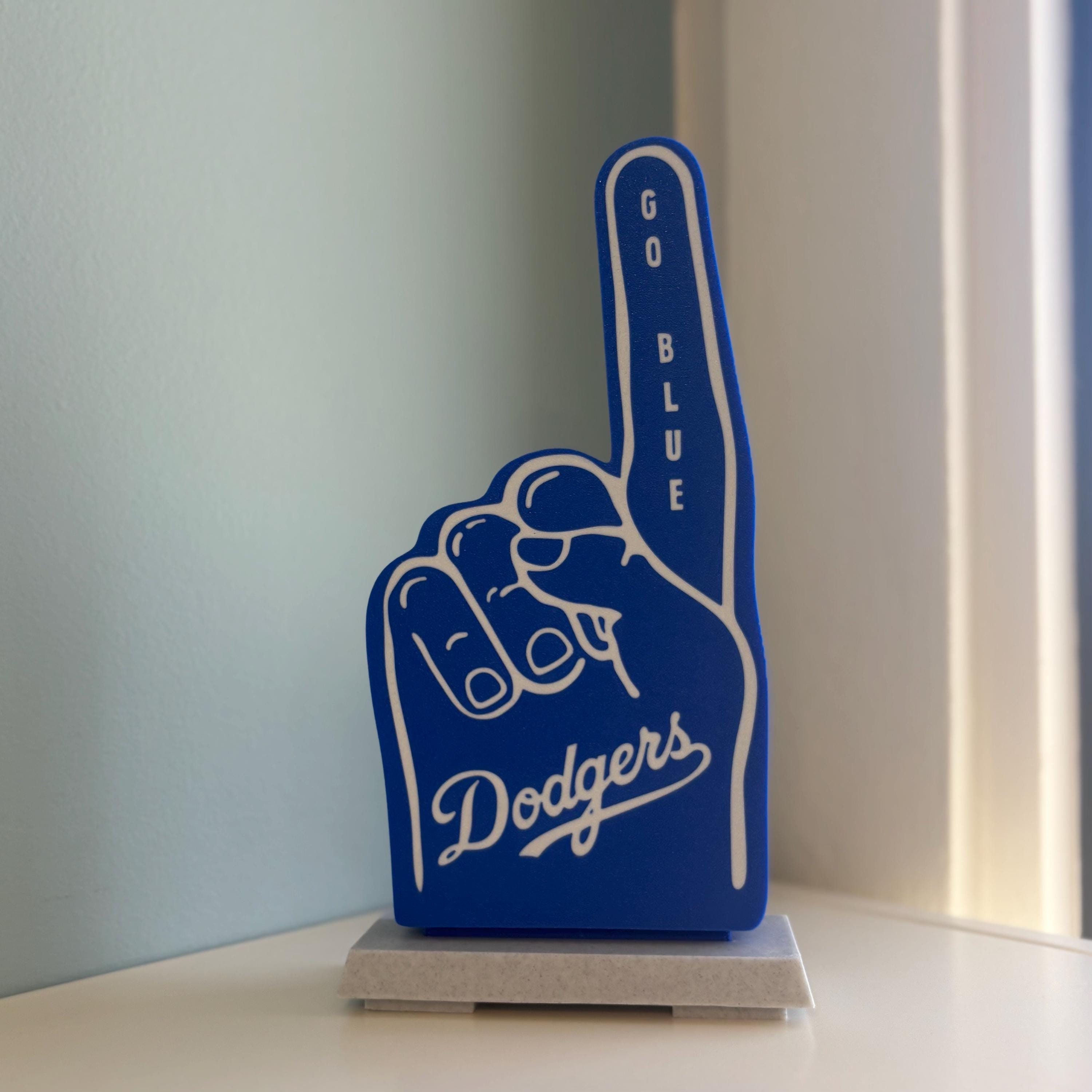 [未使用]Dodgers 応援フィンガー LA DODGERS #1 Fan GREEN Foam Finger Souvenir 1998 WINCRAFT