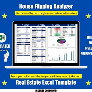 Fix and Flip + DSCR Refinance Analyzer | Excel Template for Flippers & Landlords