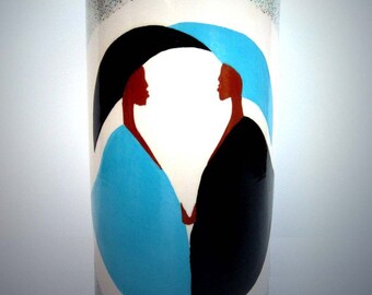 The Afrocentric Couple Vase