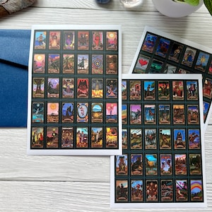Cosmic Wisdom Tarot - Journal Stickers - Planner Stickers