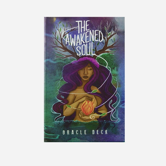 awakened soul oracle deck & guidebook etsy awakened soul oracle deck