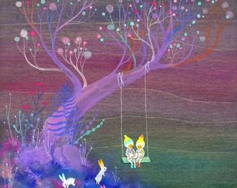 Swinging Together Limited Edition Print