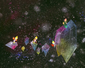 Crystal Climbers Limited Edition Print