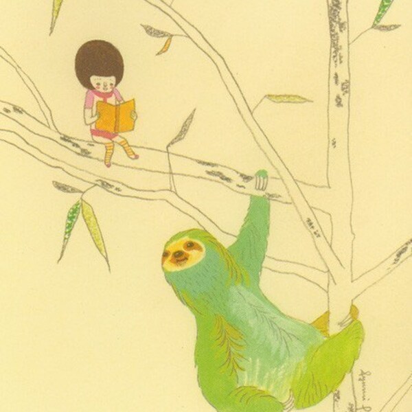 Notecard ( Sloth Tree )