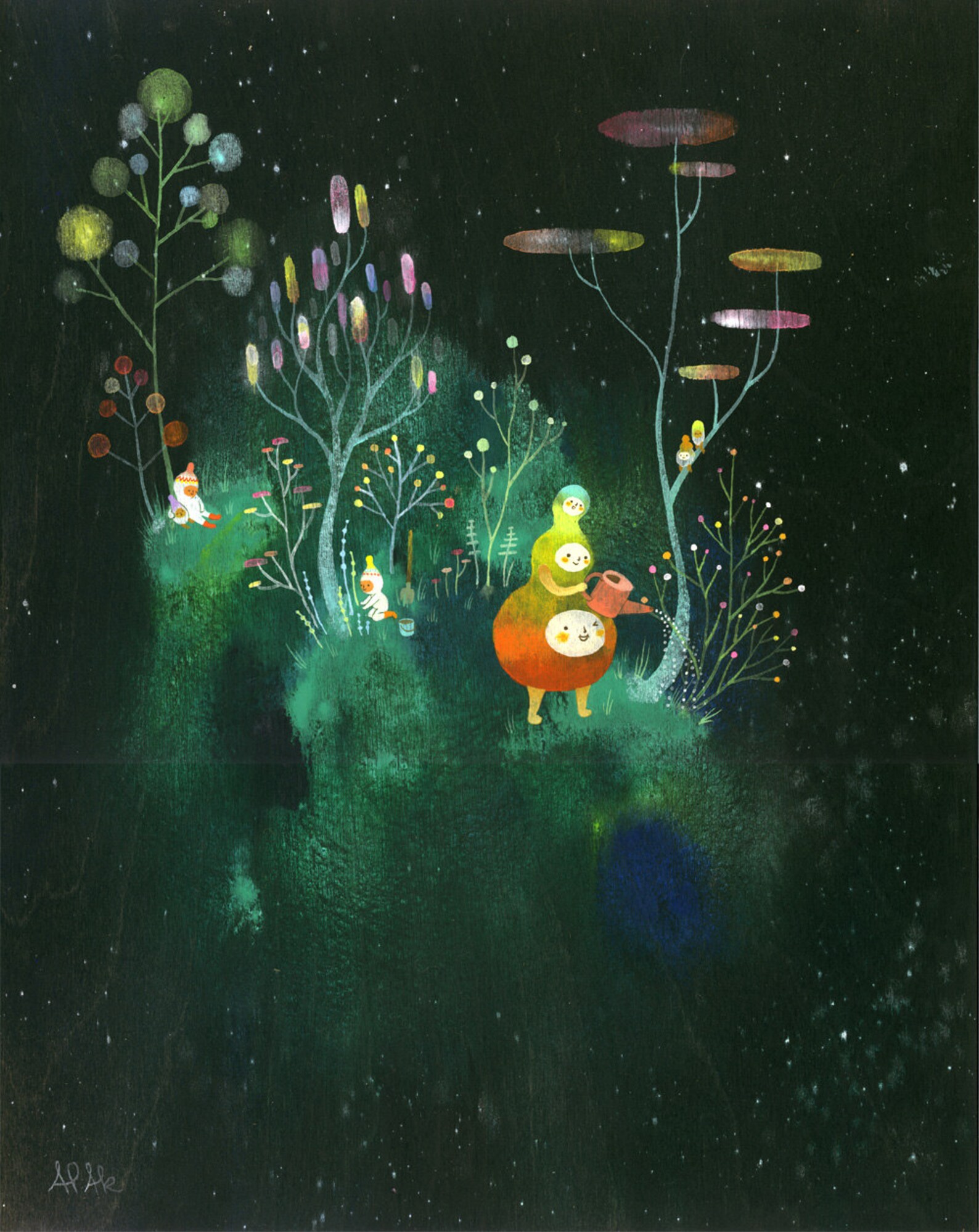 Cosmic Garden Limited Edition Print - Etsy