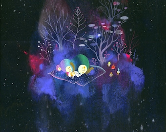 Cosmic Nap Limited Edition Print