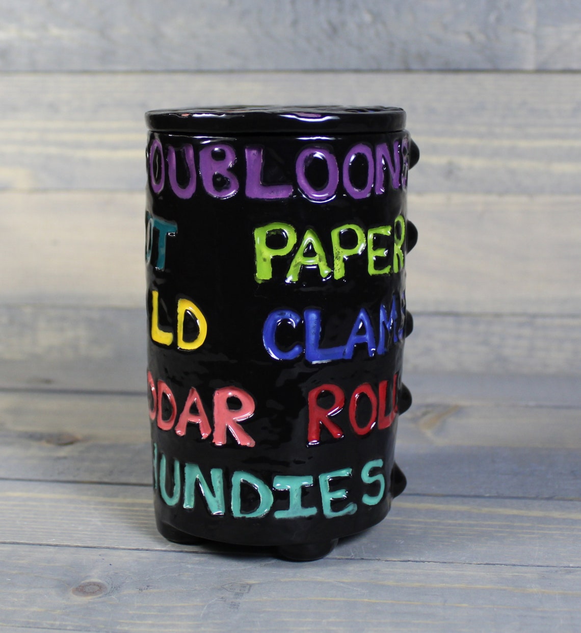 Ceramic Coin Jar Ceramic Money Jar Ceramic Trinket Jar Etsy