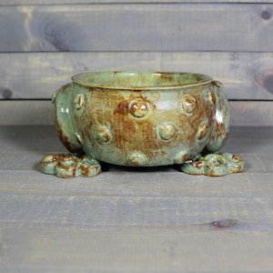 Ceramic Frog Planter - Frog Leg Planter Pot - Frog Succulent Plant Pot - Ceramic Succulent Pot