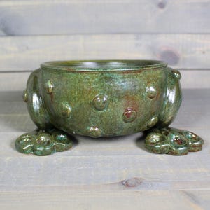 Ceramic Frog Planter - Frog Leg Planter Pot - Frog Succulent Plant Pot - Ceramic Succulent Pot
