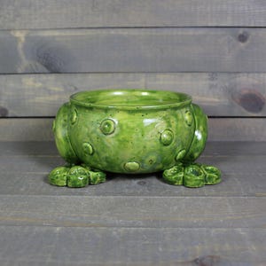Ceramic Frog Planter - Frog Leg Planter Pot - Frog Succulent Plant Pot - Ceramic Succulent Pot