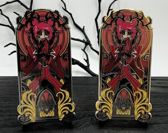 Hazbin Hotel Alastor Enamel Pin Broadcast Demons