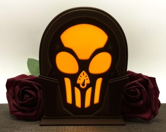 Lámpara de caja de luz de radio de la catedral Rosie de Alastor