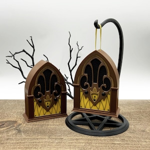 Mini Alastor Cathedral Radio Style Box Classic Brown