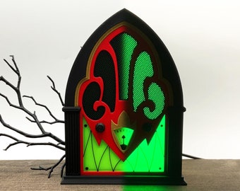 Lámpara de caja de luz de radio de la catedral de Demon Alastor