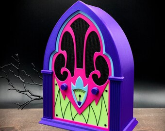 XL Alastor Cathedral Radio Style Box for Speaker Neon