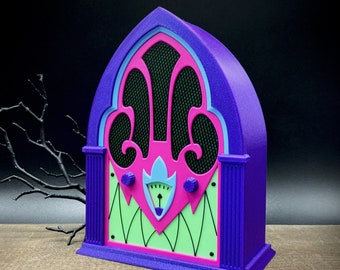 Alastor Cathedral Radio Style Box for Speaker Neon
