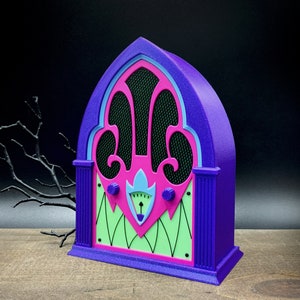 Alastor Cathedral Radio Style Box for Speaker Neon