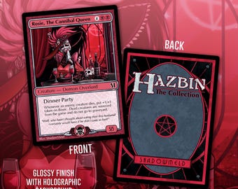 Hazbin Hotel Rosie Fancard TCG Style