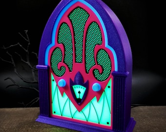 Alastor Neon Cathedral Radio Lightbox Lamp