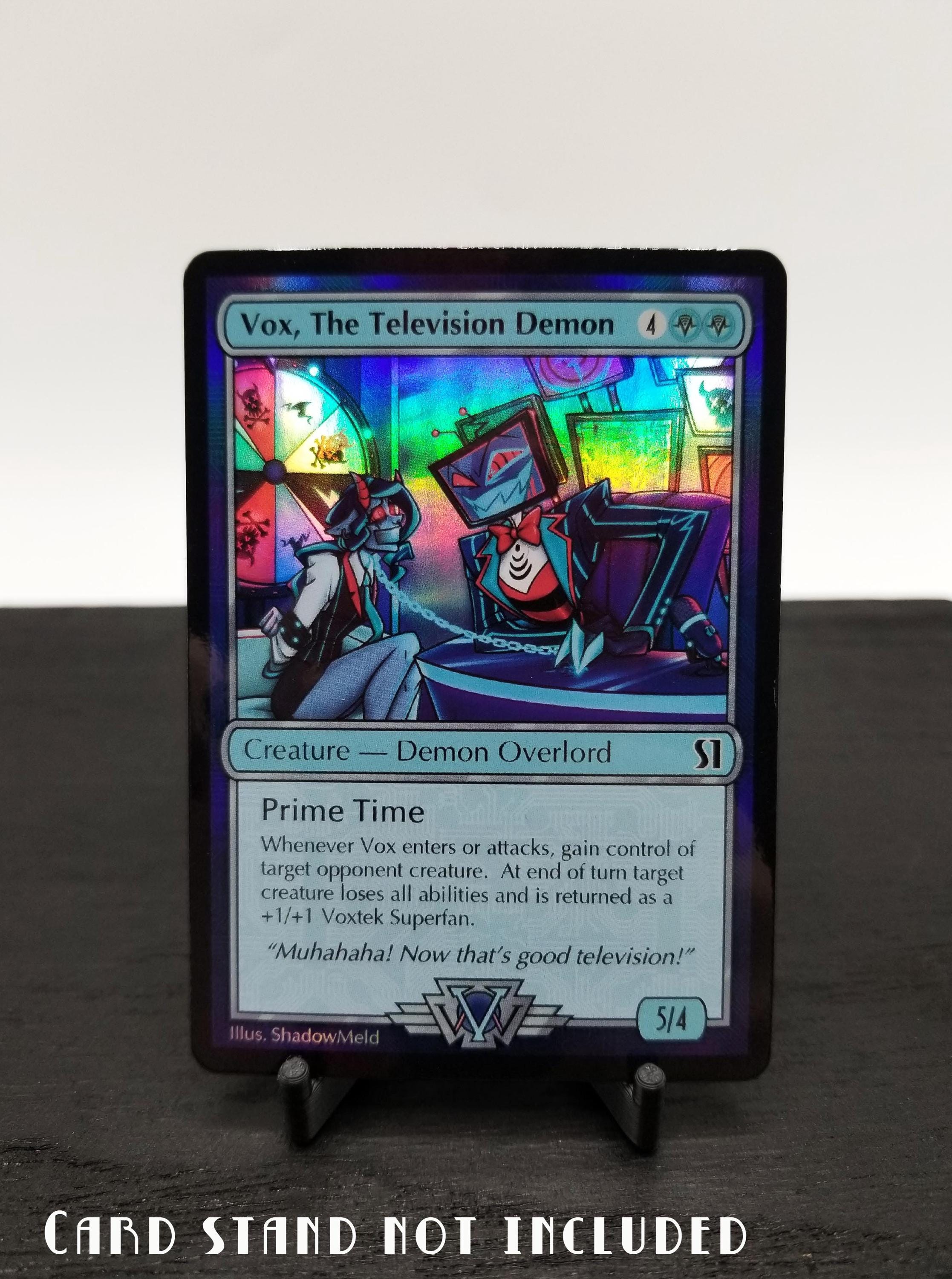 Hazbin Hotel Vox Fancard TCG Style - Etsy