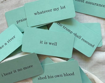 Mini Flashcards: It is Well